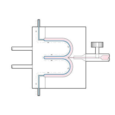 External Gas Assisted Injection Moulding Diagram
